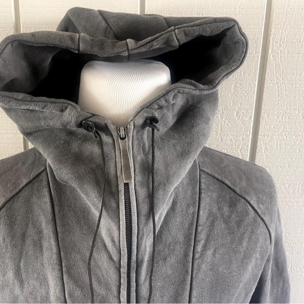 THE VIRIDI ANNE Hoodie Zip GRAY Jacket EXC Sweatshirt JAPAN Size 2 Medium M - Picture 4 of 16